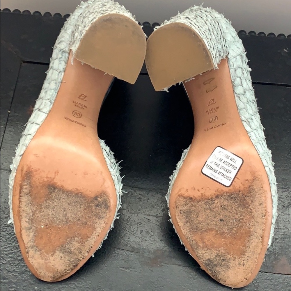 3.1 Phillip Lim soft leather peep toe heels unique - Picture 7 of 16